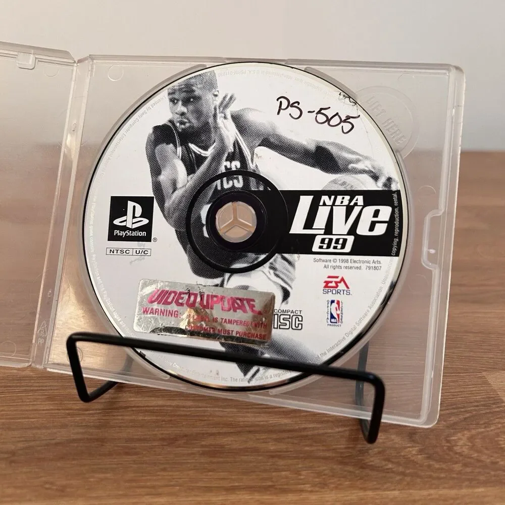 NBA Live 99 PlayStation Video Game Basketball Sports NTSC U/C
